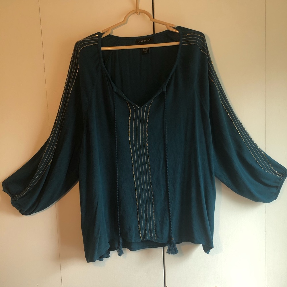Lane Bryant Teal Tunic